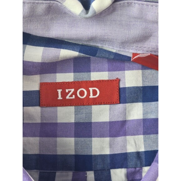 IZOD Men's XXL‎ Plaid Multicolored Button Up Shirt - Picture 4 of 8